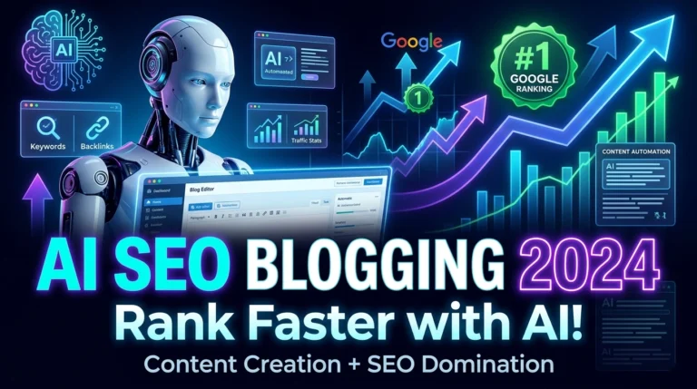 AI SEO Blogging 2024 Power of AI for Content Creation and Ranking Domination